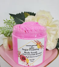 Load image into Gallery viewer, Pink Lemonade Sugar Foaming Body Scrub
