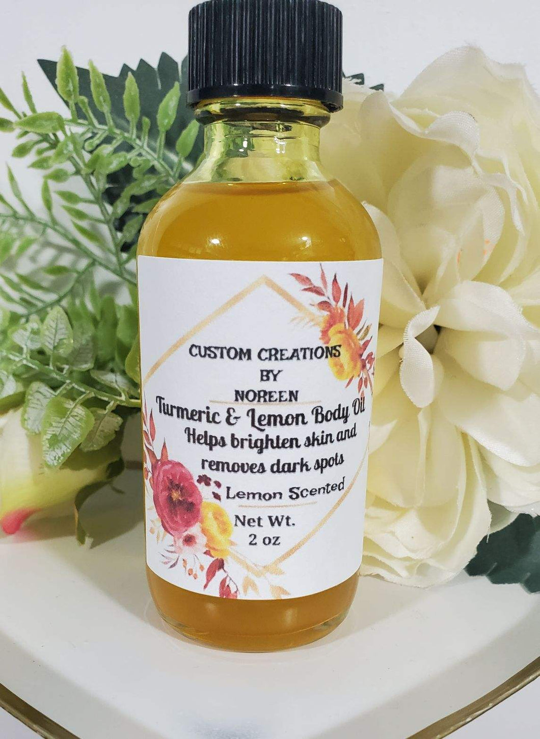 Turmeric and Lemon Body Oil